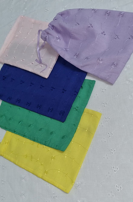 Saquinhos Laise Coloridos Terreiro Mediúm Desenvolvimento Mediúnicos Roupas de Umbanda