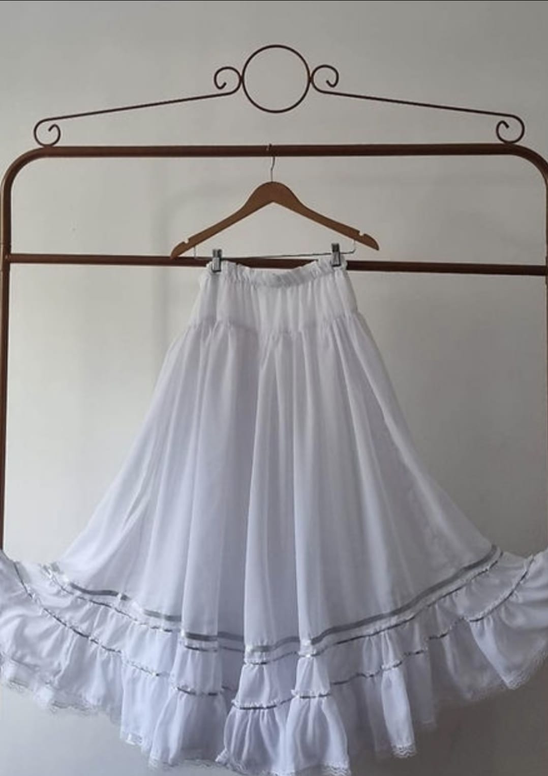 Saia Mãe Loguna Oya-Tempo Roupas Umbanda Axê Terreiro Gira Trono Feminino Fe Sacerdotiza Medium