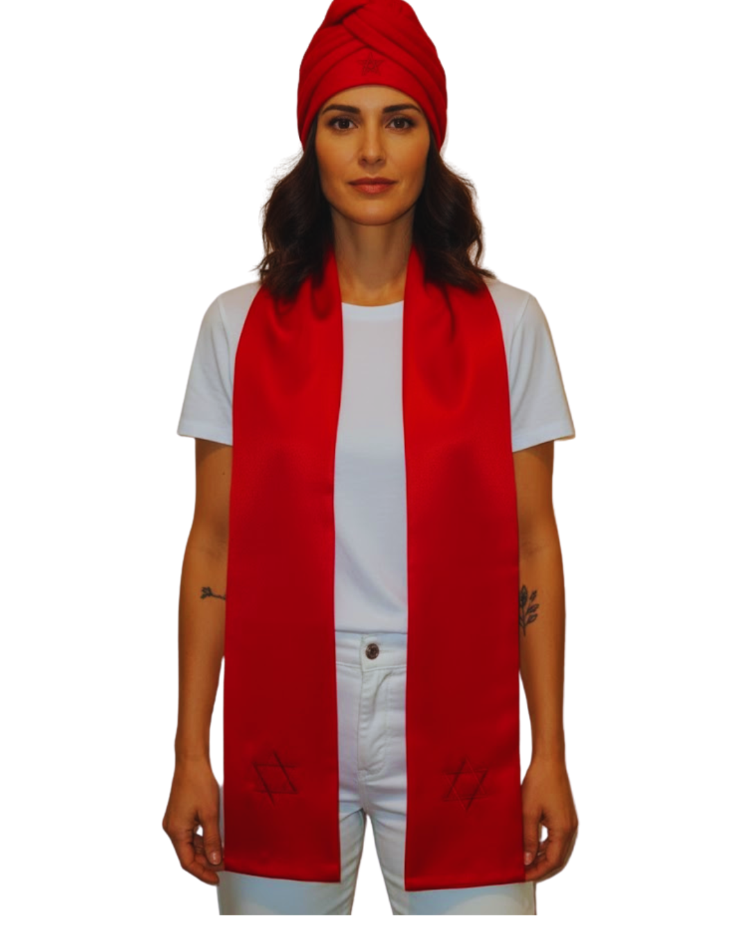 Estola e Filá Feminino do Pai Xangô Roupas de Umbanda Axê Terreiro Desenvolvimento Mediúnico Sacerdotal Sacerdotiza