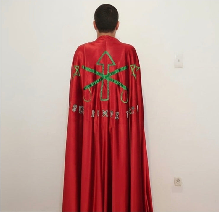 Capa Ogum Rompe Mato Roupas Umbanda Axê Terreiro Gira Guia Espiritual Ogunhêi Medium